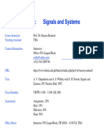 Signal & Systems Week1