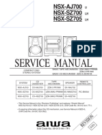 Service Manual: NSX-AJ700 NSX-SZ700 NSX-SZ705