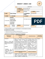 4°sec - UNIDAD 0 - SESIÓN Act. 1 - La Salud y La Enfermedad y Los Mecanismos de Defensa