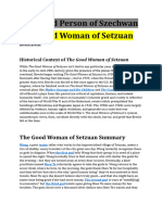 The Good Woman of Setzuan