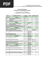 Plan de Estudio Contaduria Publica 2002