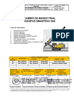 PTS Marc 50 Cambio de Mando Final en Equipos Smartroc D65 Actualizado