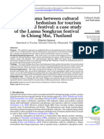 INTASON, Montira, 2024 - The Dilemma Between Cultural Rituals and Hedonism For A Tourism in A Cultural Festival (Scopus)