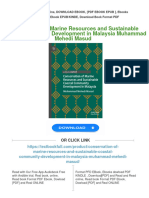 (FREE PDF Sample) Conservation of Marine Resources and Sustainable Coastal Community Development in Malaysia Muhammad Mehedi Masud Ebooks