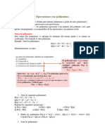 3 Operaciones Con Polinomios