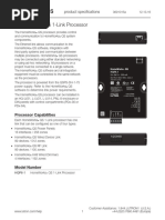 Homeworksr Qs 1-Link Processor: Product Specifications