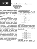 Practice 1 - Implementing Circuits From Boolean Expressions