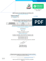 Certificado Medidores