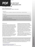 Farmacología de Los Anestésicos Locales en Odontología. Traducido