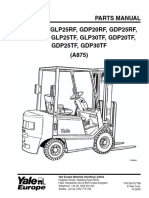 Parts Manual GLP20RF, GLP25RF, GDP20RF, GDP25RF, GLP20TF, GLP25TF, GLP30TF, GDP20TF, Gdp25Tf, Gdp30Tf (A875)