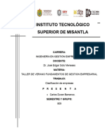 Clasificacion de Empresas