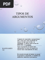 Tipos de Argumentos