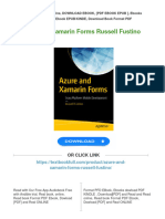 Full Download Azure and Xamarin Forms Russell Fustino PDF