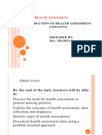 Intro of Health Assessment