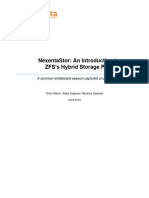 White - Paper Nexentastor - Zfs - Intro - To - Zfs - Hybrid - Storage - Pool