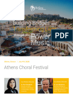 Flyer Athens Choral Festival 2025