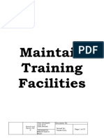 Maintain Training Facilities. Free