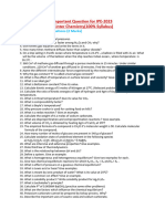 JR - Chemistry Imp - Questions For IPE 2022-23