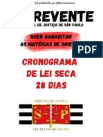 Cronograma Escrevente 28 Dias TJSP