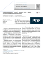 Combustion Synthesized YVO4 Eu3 Phosphors Effect of Fuels On Nanostructure and Luminescence Properties 2017 Ceramics International