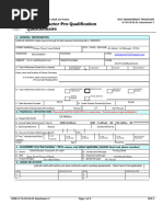 Subcontractor Prequalification Questionnaire (Attachment C)