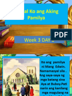 ESP - Q1 - W3 - D1 - Mahal Ko Ang Aking Pamilya