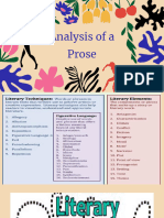 Analysis of A Prose