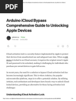 Arduino Icloud Bypass Comprehensive Guide To Unlocking Apple Devices - by Jalibrek Ios - Medium