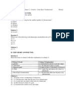 CLASS 10 Biology Question Bank