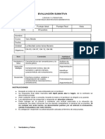 Evaluacion ROMANTICISMO 1ero Medio