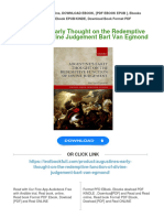 Get Augustine's Early Thought On The Redemptive Function of Divine Judgement Bart Van Egmond Free All Chapters