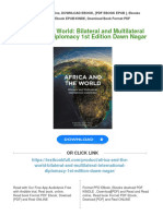 (PDF Download) Africa and The World: Bilateral and Multilateral International Diplomacy 1st Edition Dawn Nagar Fulll Chapter