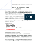 Bassols, M. (2018, Febrero 28) Cómo Definir Tus KPI de Marketing Digital.