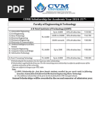 Scholarship FOET 2024 25