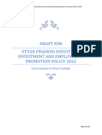 Draft - UP - New Industrial Policy 2022