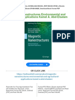 Magnetic Nanostructures Environmental and Agricultural Applications Kamel A. Abd-Elsalam Download PDF