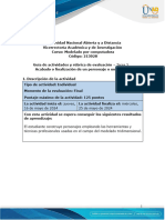 Guía de Actividades y Rúbrica de Evaluación - Unidad 3 - Tarea 5 - Acabado o Finalización D