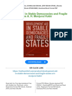 Full Download Development Aid in Stable Democracies and Fragile States A. H. Monjurul Kabir PDF