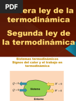 1° y 2° Leyes de La Termodinámica