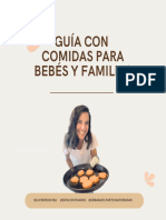 Guía de Comidas para Bebés y Familias