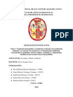 Tema 3 - Explosión Demográfica