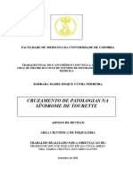 Cruzamento de Patologias Na Síndrome de Tourette: Faculdade de Medicina Da Universidade de Coimbra