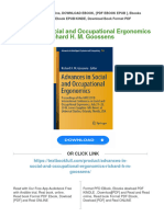 Full Download Advances in Social and Occupational Ergonomics Richard H. M. Goossens PDF