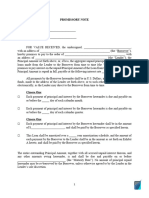 Promissory Note Form