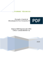 Protocolo de Segurança Na Empresa para Prevenção Ao Contágio COVID-19 (Com Telemarketing)