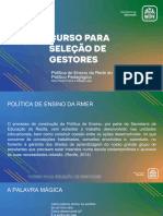 Política de Ensino Da Rede Do Recife e Projeto Político Pedagógico