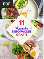 11 Recetas Keto 