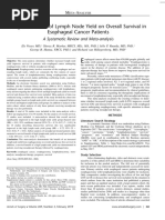 Linfadenectomia en Cancer De-Esofago