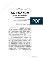 1820 - Censor Lde La Revolución - #7 - 10 de Julio de 1820