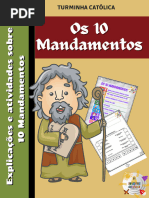 MATERIAL 06 - OS 10 MANDAMENTOS - Leitura, Colorir e ExercÃ Cios 2